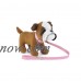 18 Inch Doll Accessories | Adorable Pink Pet Carrier and Bulldog Puppy Dog with Leash, Collar and Dog Tag, Includes Plush Pet Bed, Blanket, Bone and Ball | Fits American Girl Dolls   